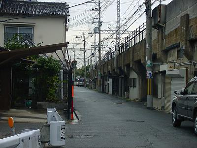 柴島　町並み　旧街道